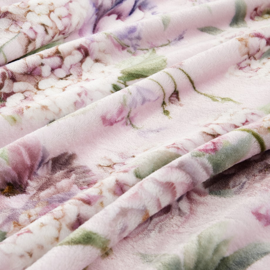 Drukowany koc Tensianis 150x200 cm z motywem kwiatowym