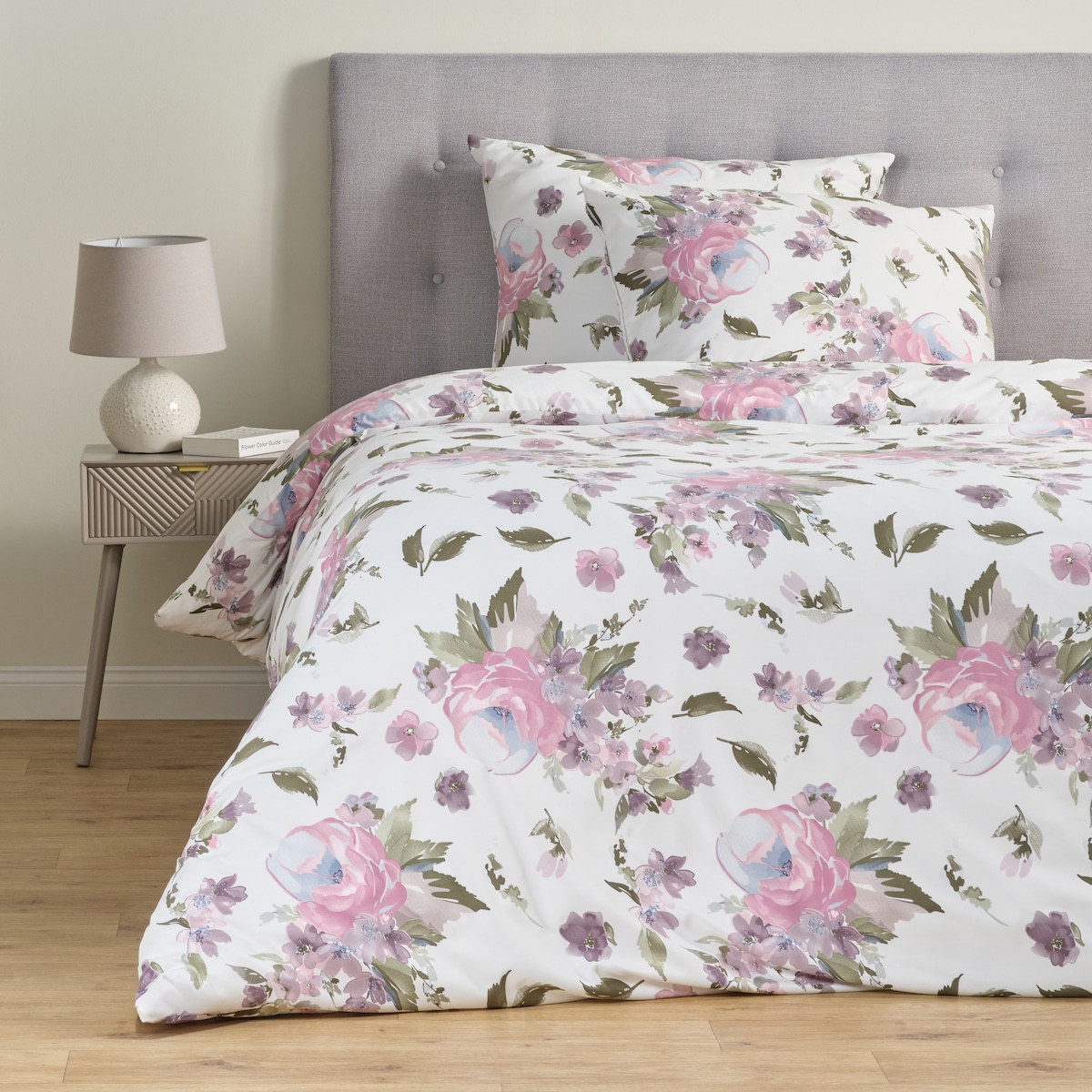 Pościel Z Mikrofibry Dosogwan 200x220 cm z motywem kwiatowym