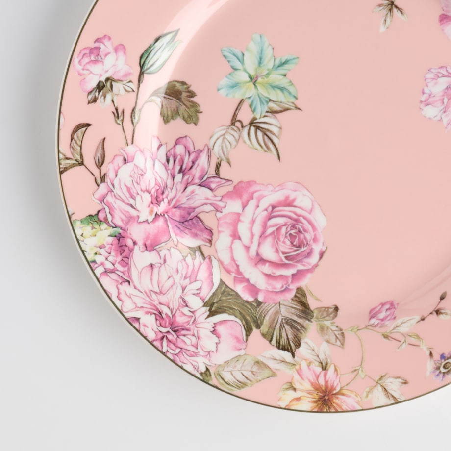 Talerz Deserowy Rosal z motywem kwiatowym
