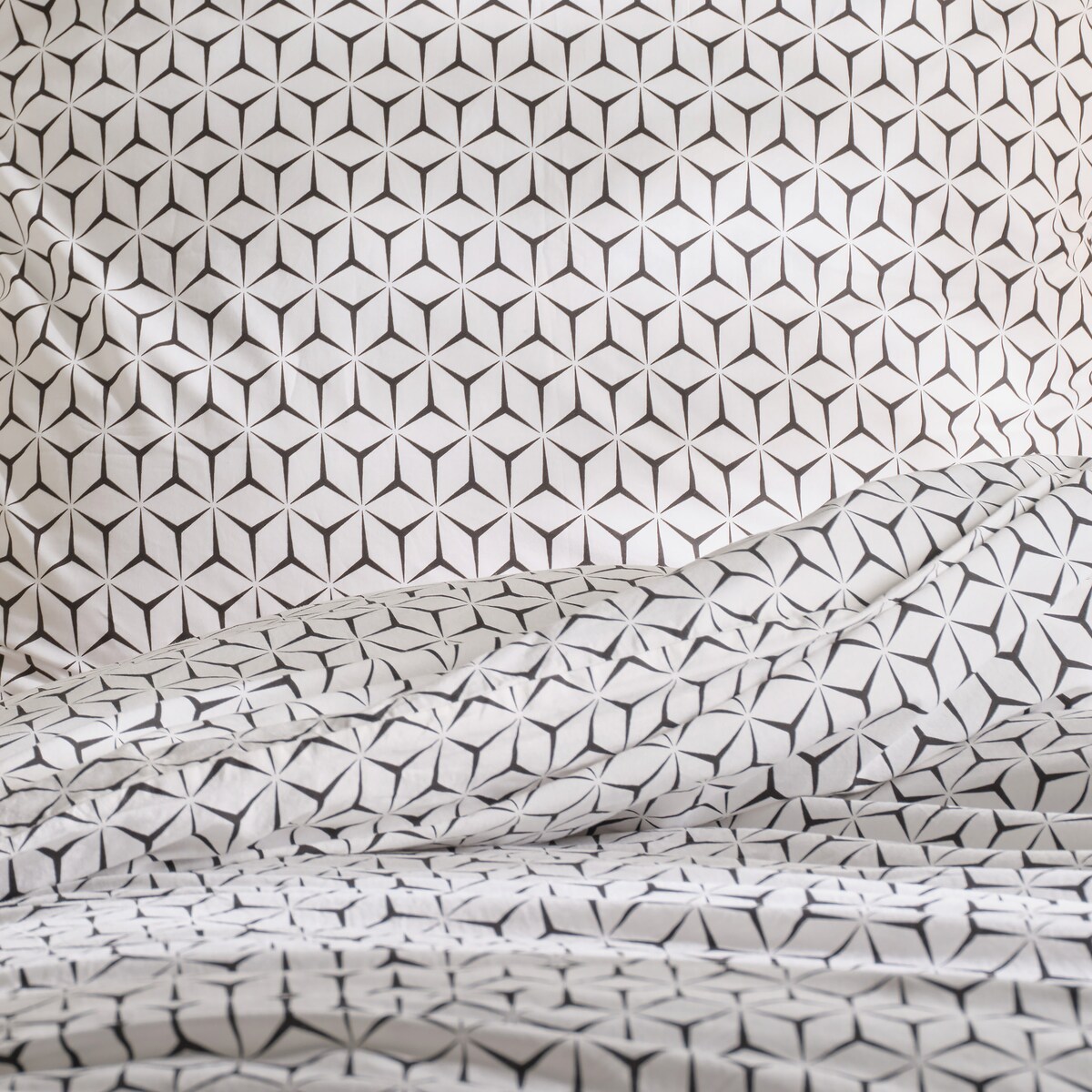 Pościel Bawełniana Virelli 160x200 cm z wzorem geometrycznym