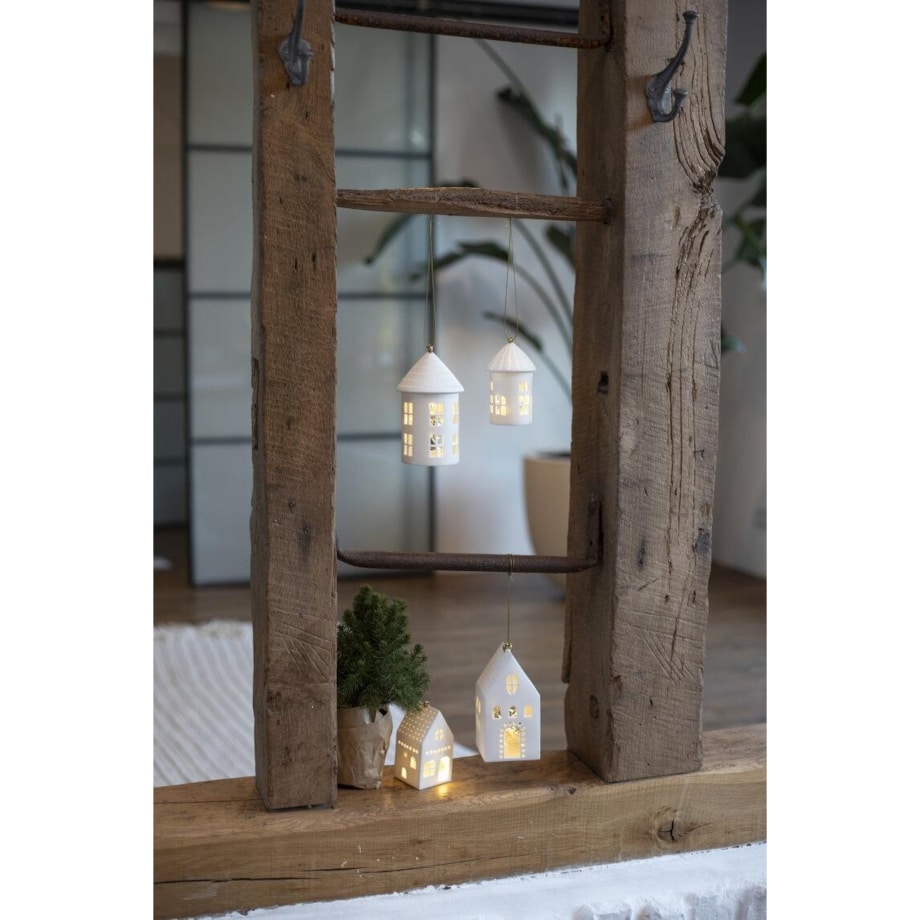 Wisząca dekoracja Domek Okrągły L, 16 x 9.5 cm, Raeder