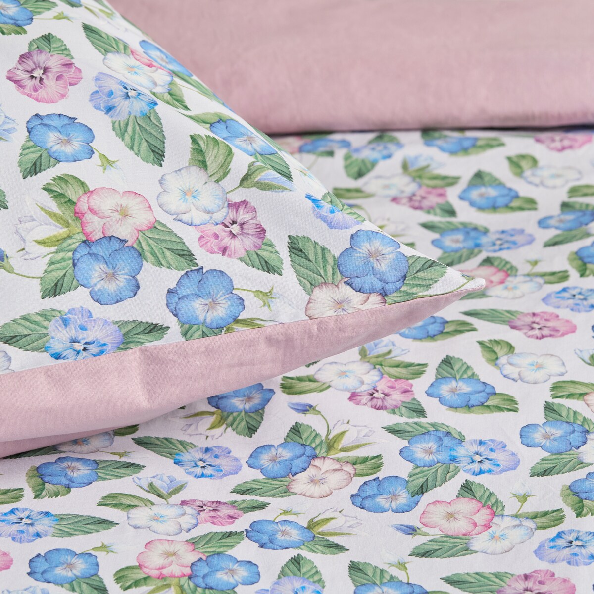 Pościel Bawełniana Pansiso 160x200 cm z wzorem kwiatowym