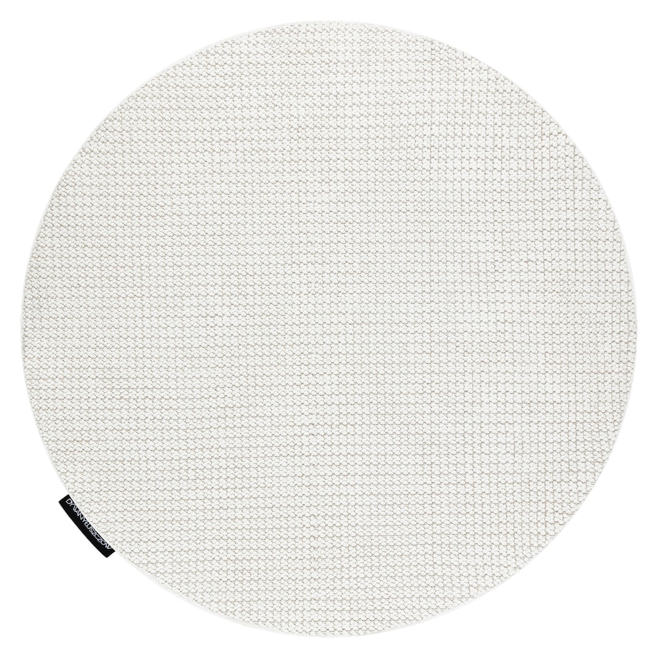 Dywan CASABLANCA LOOP koło biały koło 150 cm