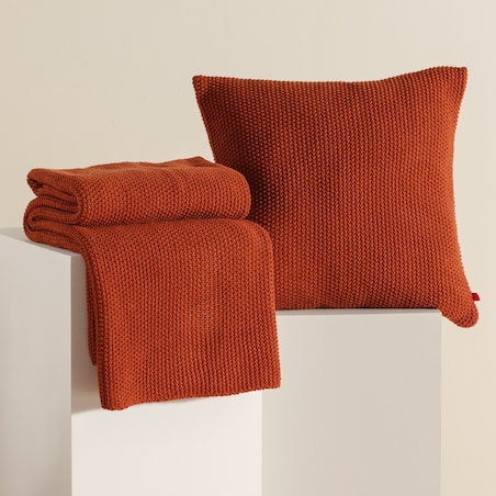 Poszewka jednokolorowa dzianinowa Zaldar 45x45 cm