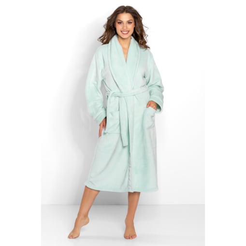 Szlafrok Minty Long Mint, XL