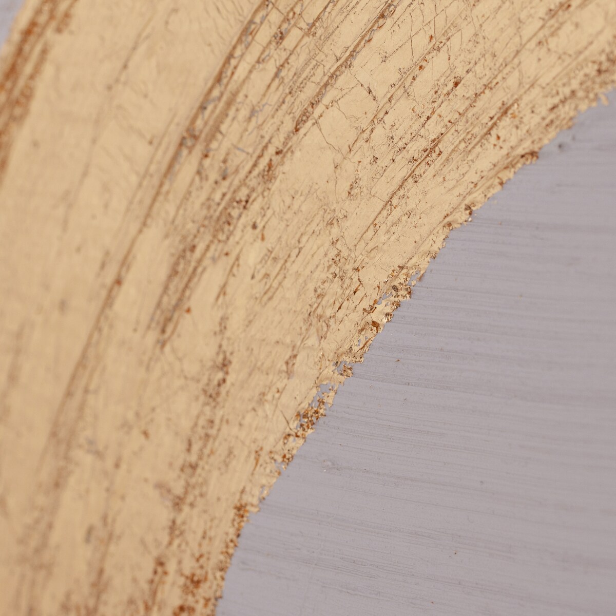 ręcznie zdobiony obraz na płótnie z elementami złota cerano 70x100