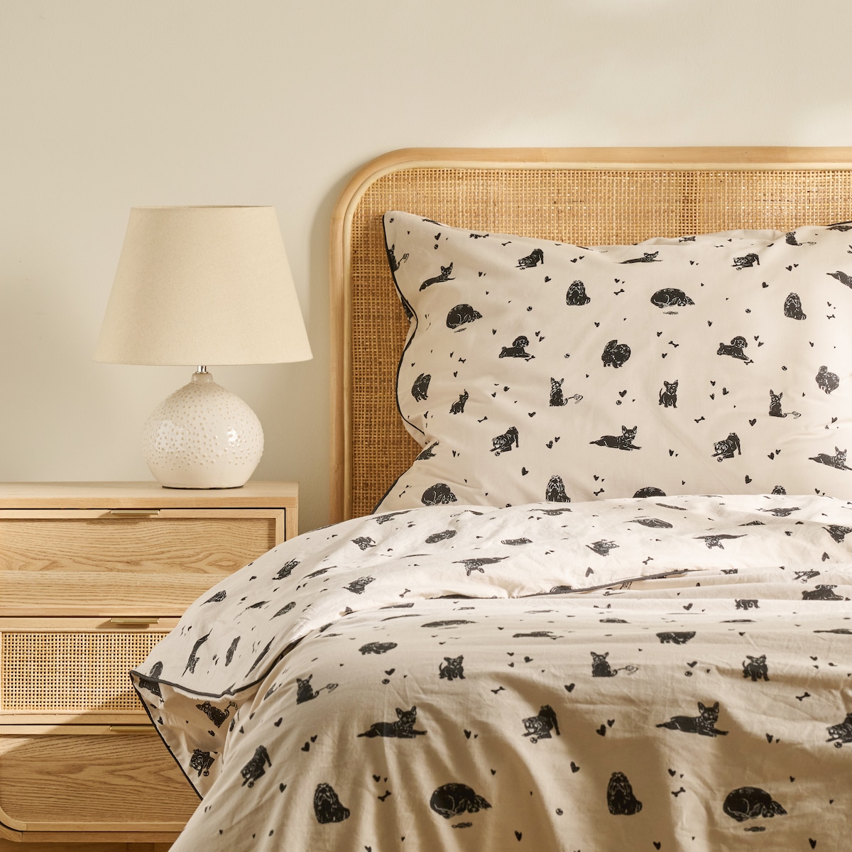 Pościel Bawełniana Fafik 140x200 cm z motywem zwierzęcym