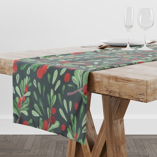 Obrus Festive leaves 35x180 cm