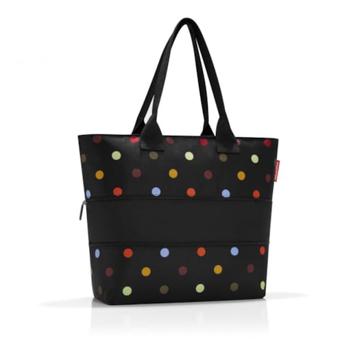 Torba shopper e1 dots - poliester, 18 l, 35,5x16,5x50 cm