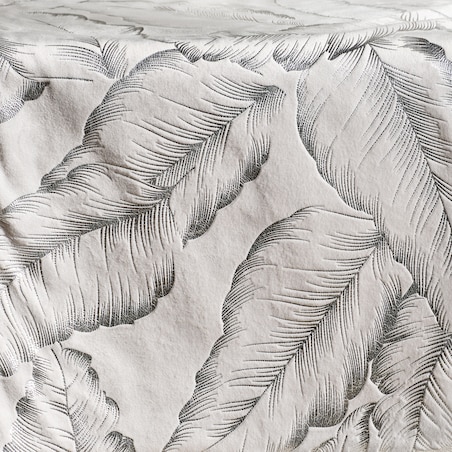 Bieżnik Welwetowy Foglare 40x180 cm z motywem liściastym