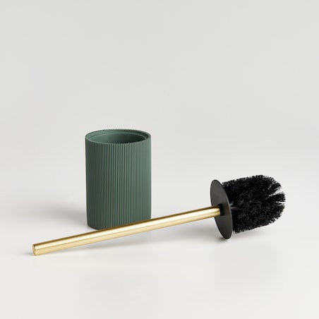 Ryflowana szczotka toaletowa z masy żywicznej garita