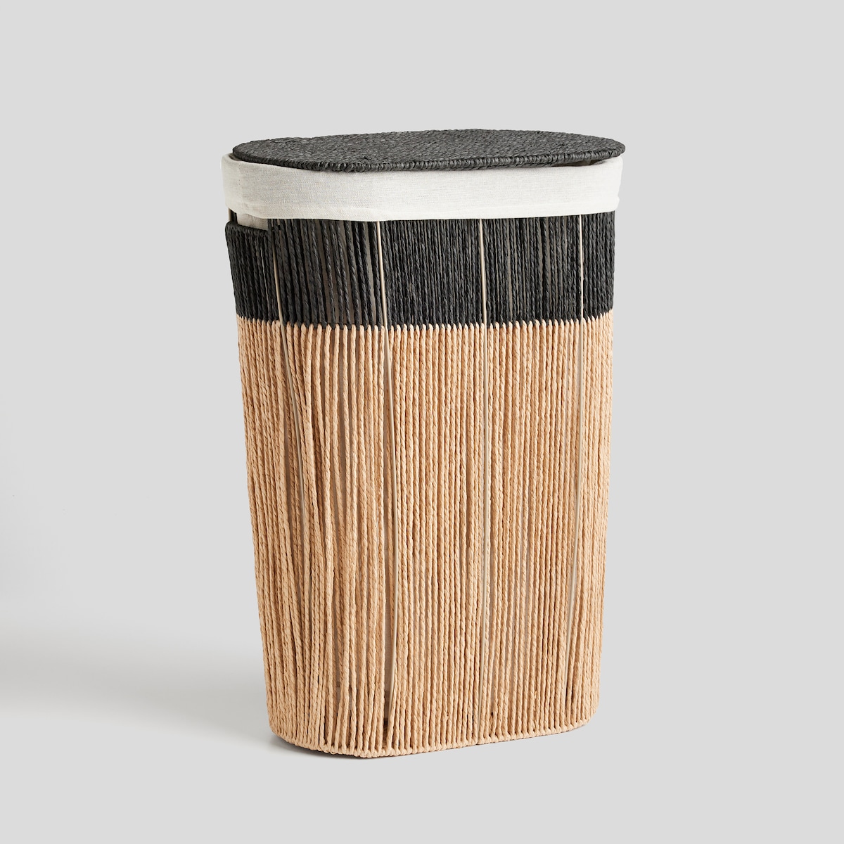 Kosz na pranie z tekstylną wyściółką isles 60 l