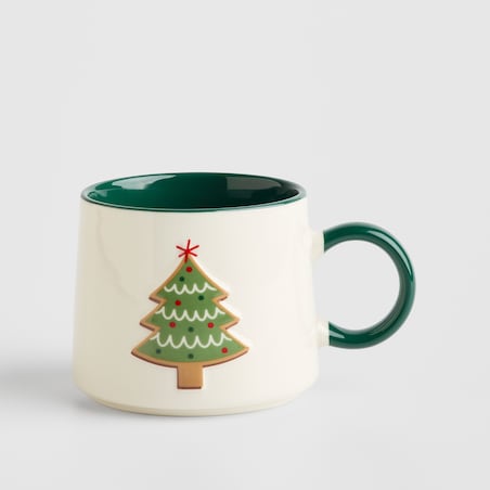 Kubek Ginnot z motywem choinki