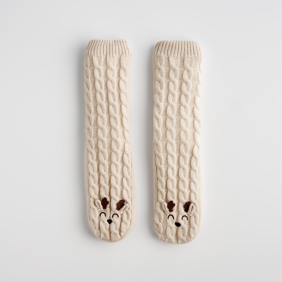 Skarpetki Renneso z motywem renifera