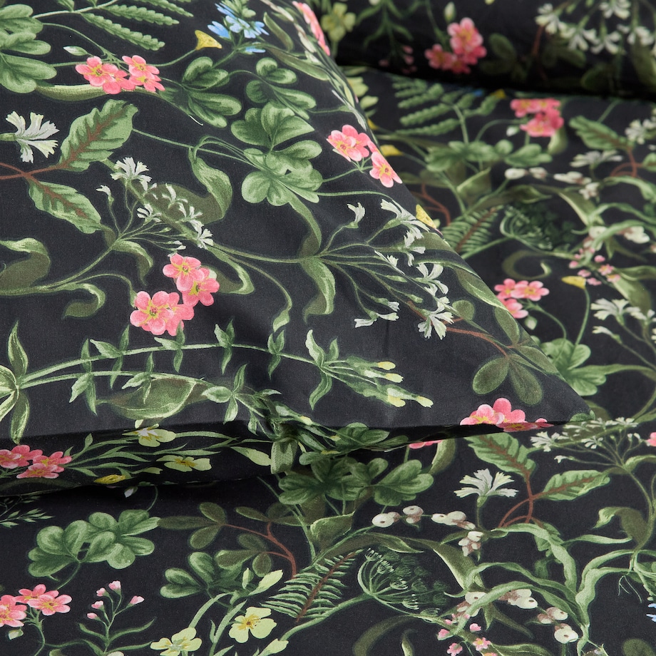 Pościel Bawełniana Lorcan 160x200 cm z motywem kwiatowym