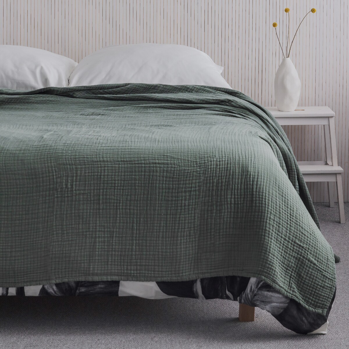 Narzuta Muślinowa Cienka Jayde 180x220 cm