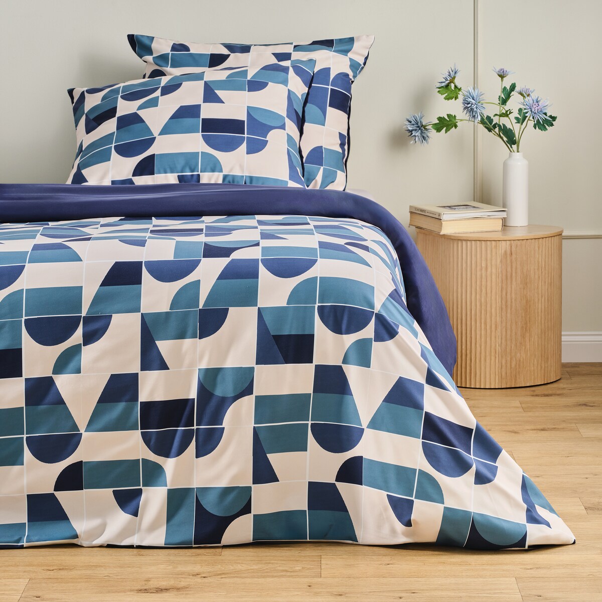 Pościel Z Mikrofibry Gimo 200x220 cm z motywem geometrycznym