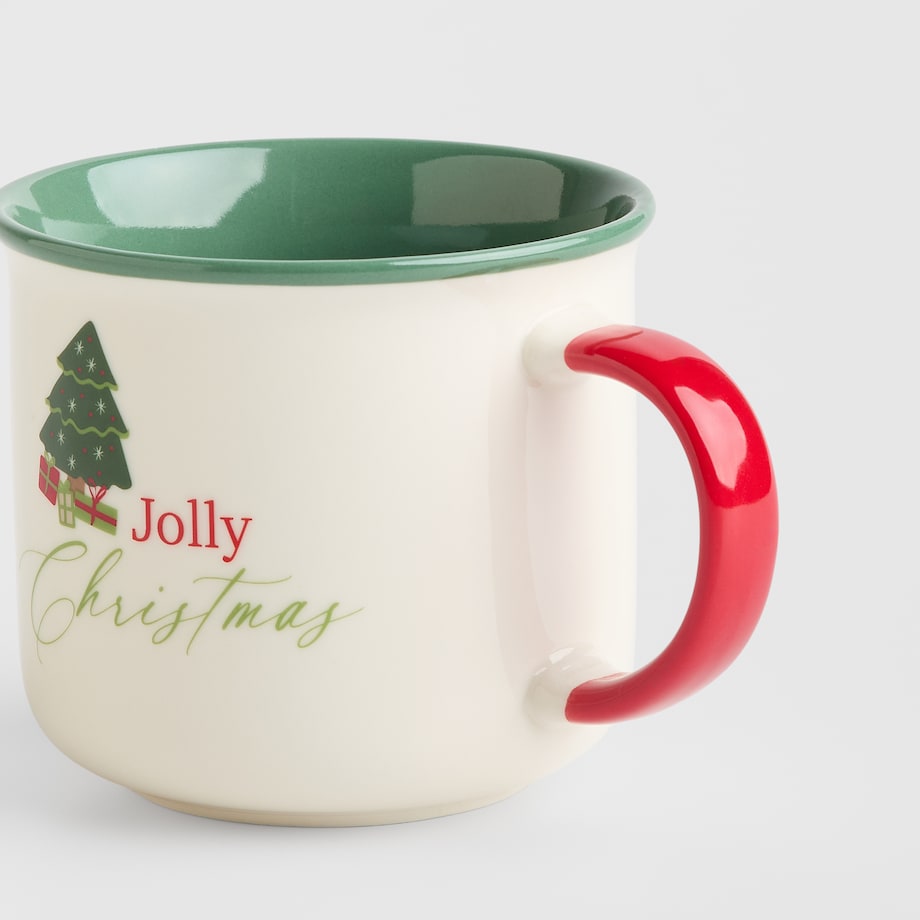 Kubek Giftosio jolly z motywem choinki