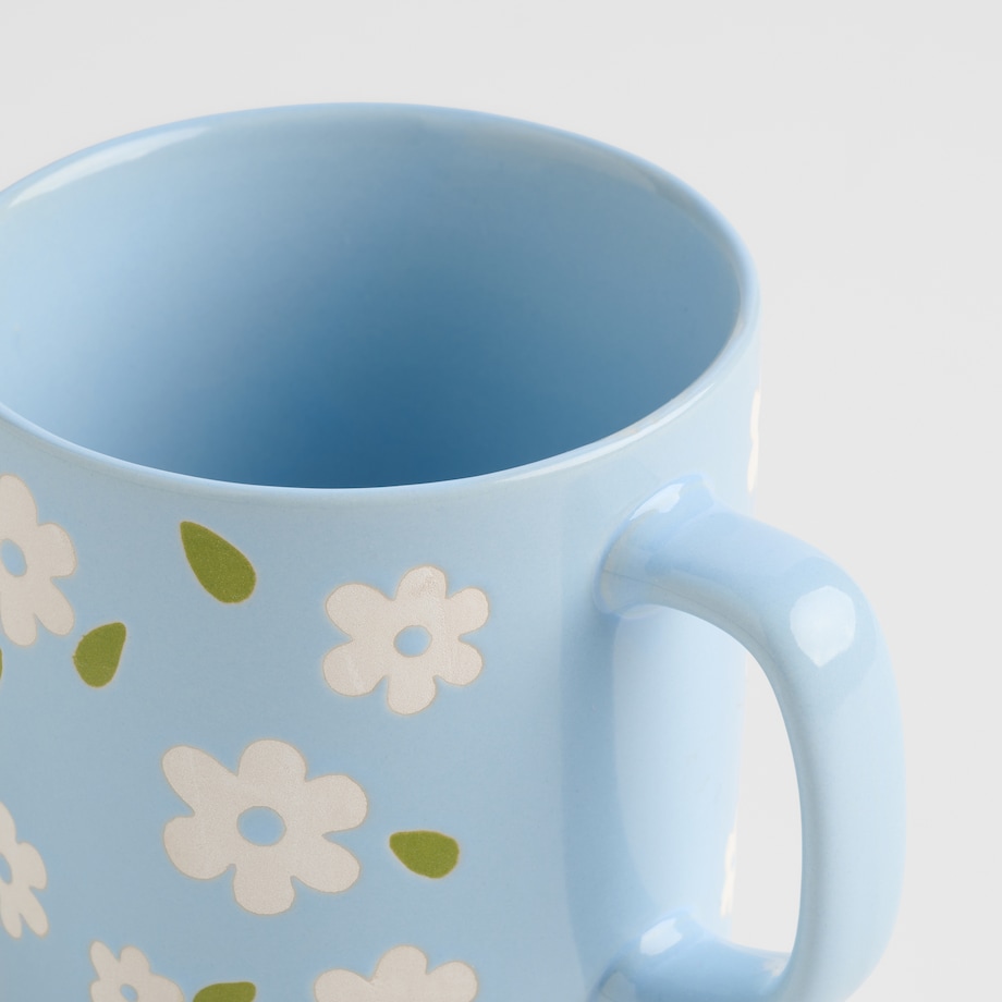 Kubek Flumi z motywem kwiatowym