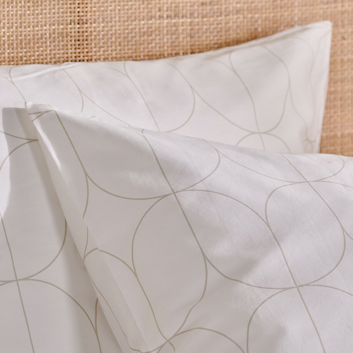 Pościel z bawełny satynowej Mistose 200x220 cm z motywem geometrycznym