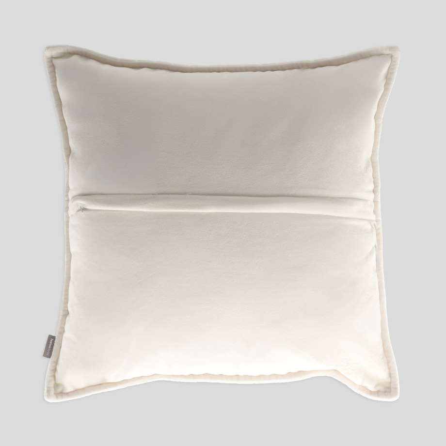 Poszewka Welwetowa Plums 45x45 cm z motywem geometrycznym