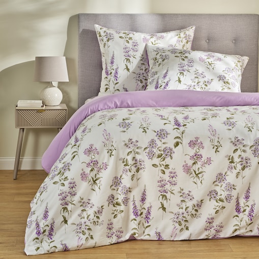 Pościel z bawełny satynowej Marsella 160x200 cm z motywem kwiatowym