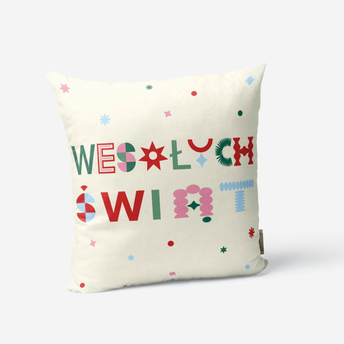 Poduszka świąteczna - Wesołych Świąt 45x45 cm