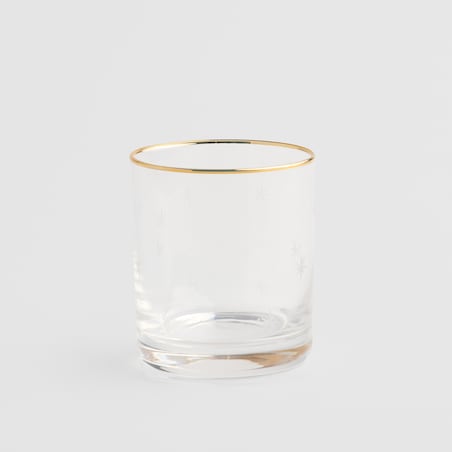 Szklanka Estrella z motywem gwiazdy