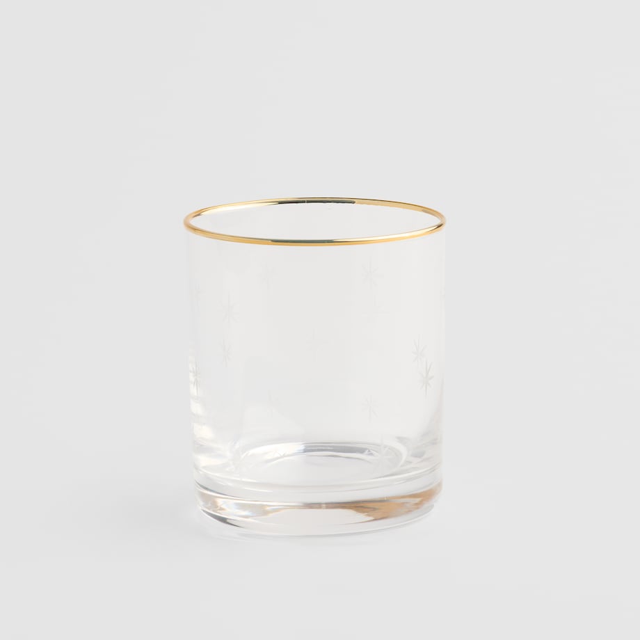 Szklanka Estrella z motywem gwiazdy