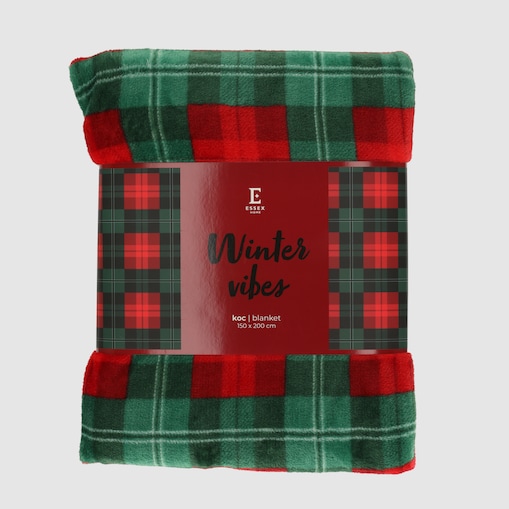 Drukowany koc Winter Vibes 150x200 cm