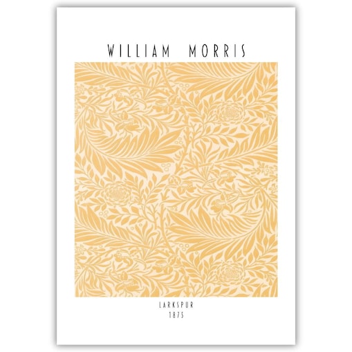 plakat william morris larkspur 30x40