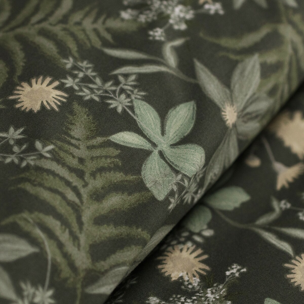 Pościel Bawełniana Tallulah 140x200 cm z motywem liściastym