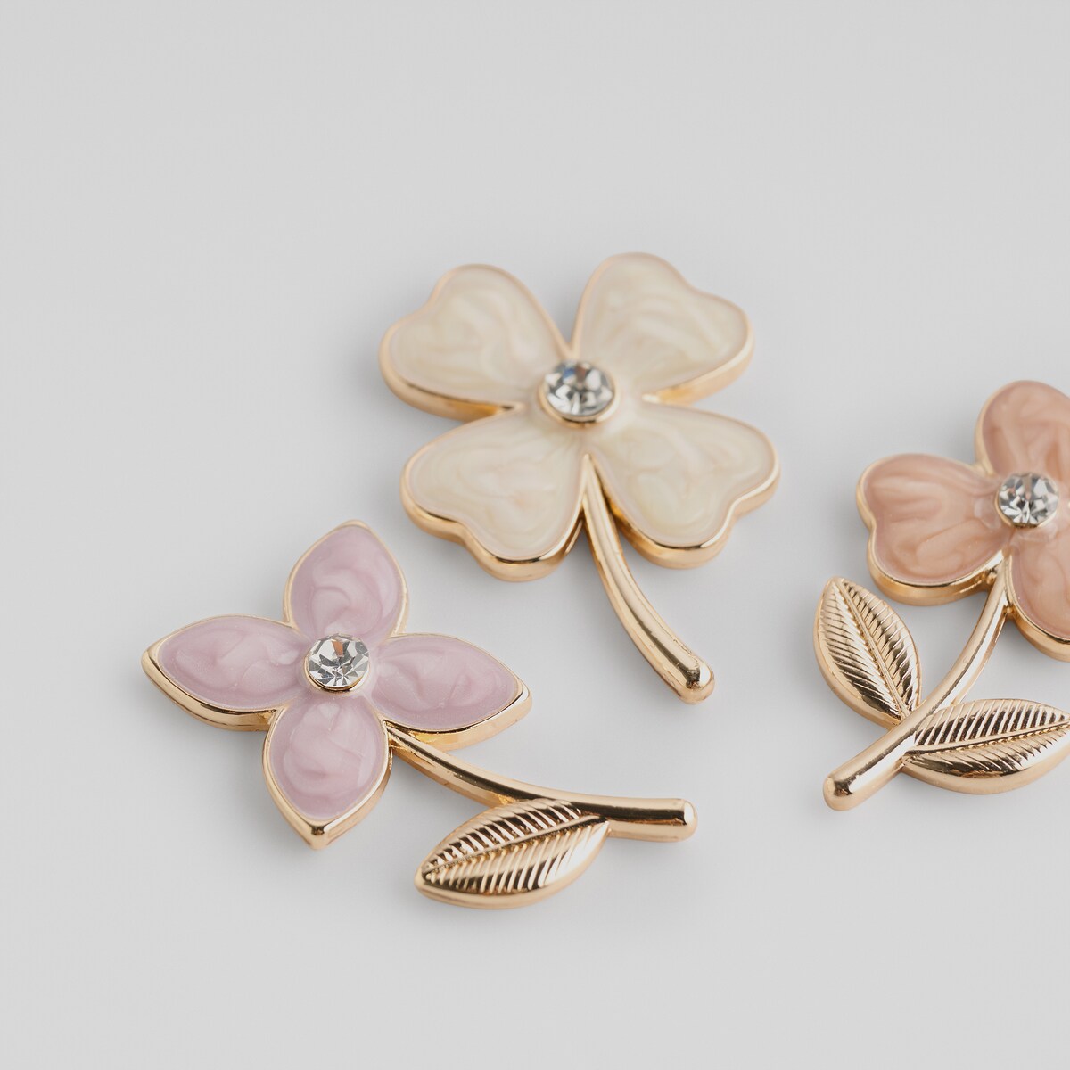 Komplet Magnesów Floweris z motywem kwiatowym