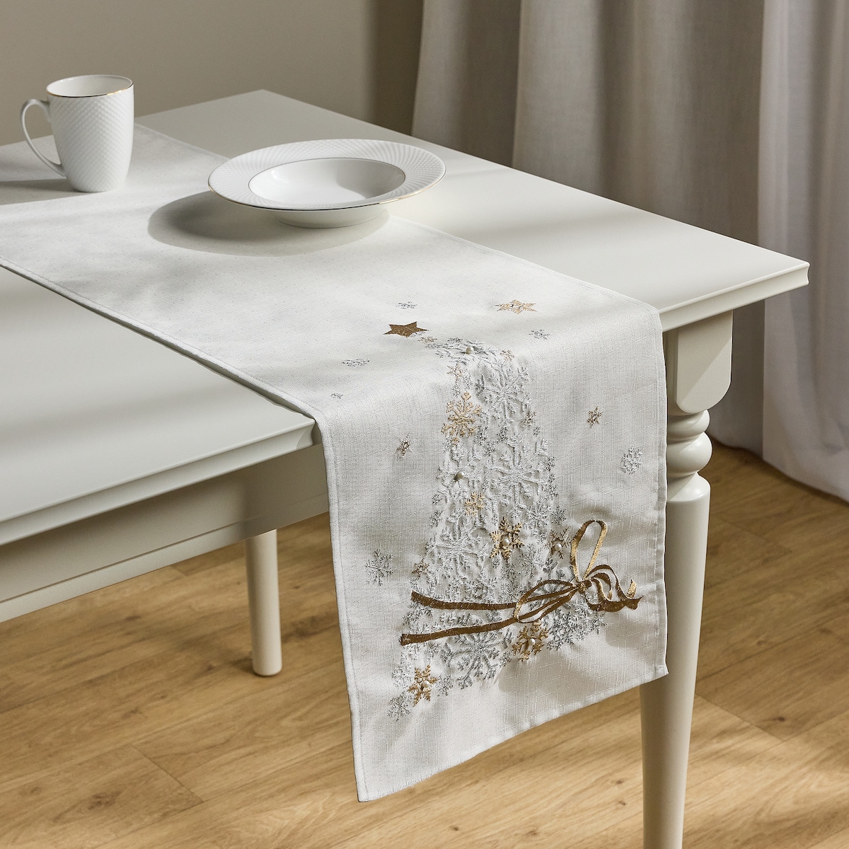 Bieżnik Haftowany Christelle 35x175 cm
