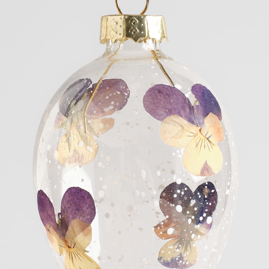 Dekoracja Wisząca Pansy z motywem jajka