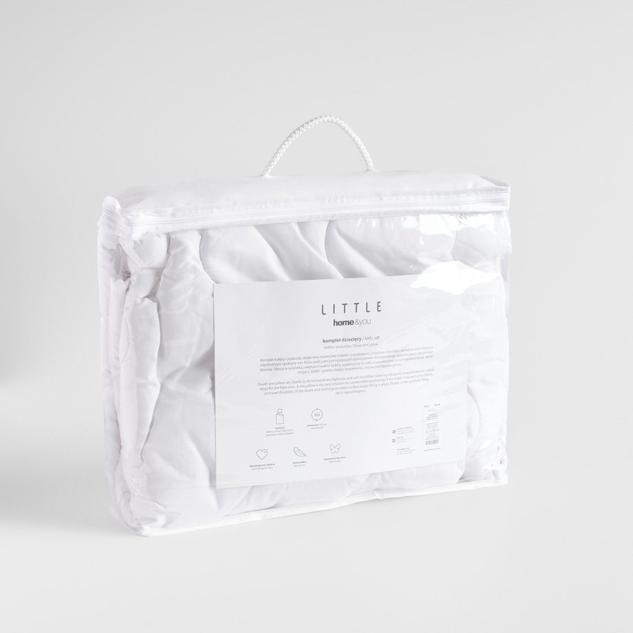 Kołdra i poduszka dziecięca Mininorm 100x135 cm