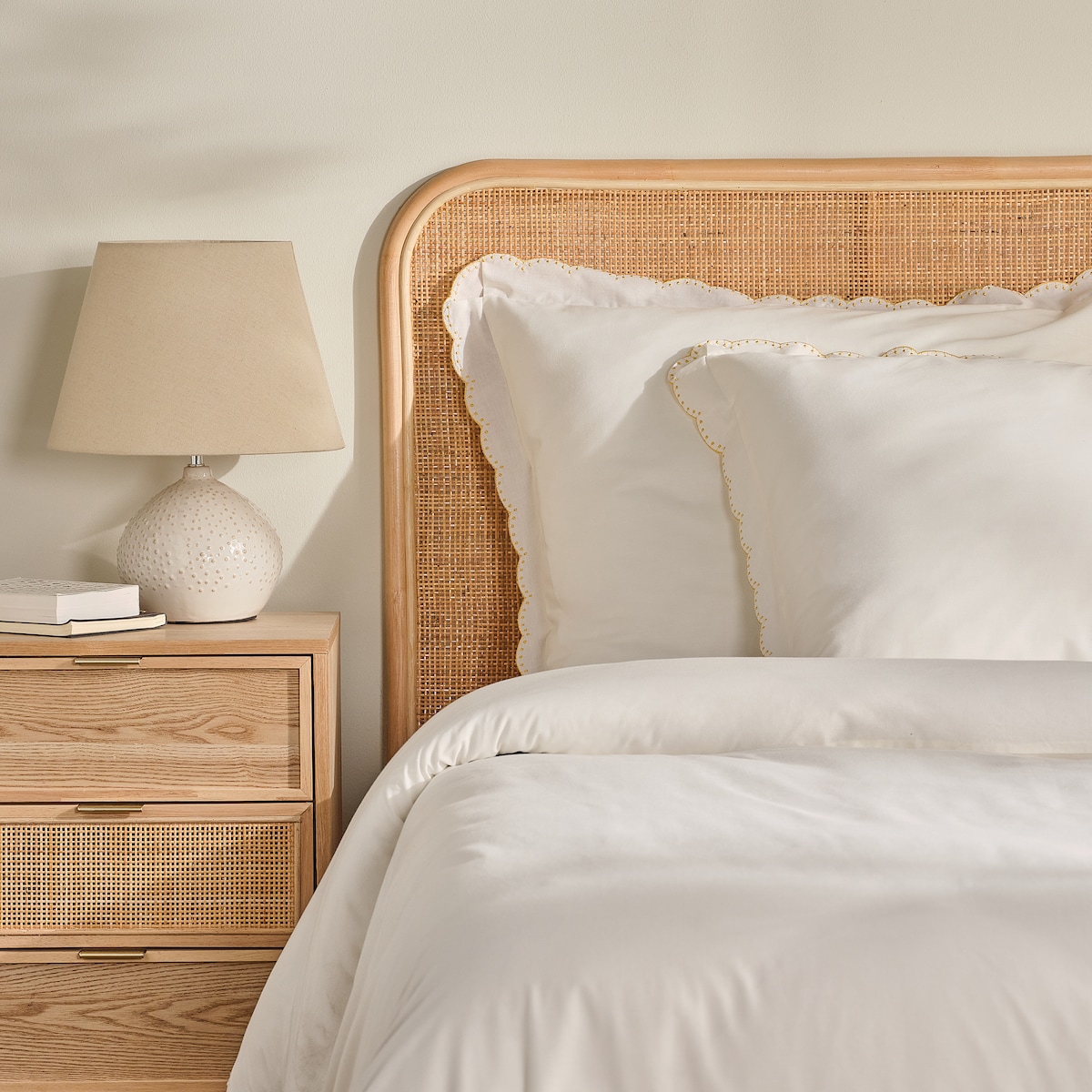 Pościel z bawełną z falbaną Aprilosa 160x200 cm