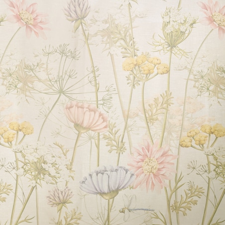 Firana Koperino 140x250 cm z motywem kwiatowym