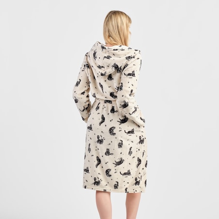 Szlafrok Kitki z motywem zwierzęcym