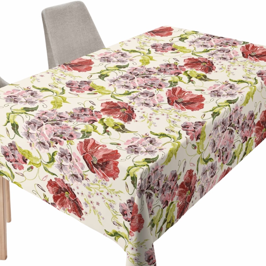 Obrus plamoodporny Minos Maki - 120x120 cm - wielokolorowy