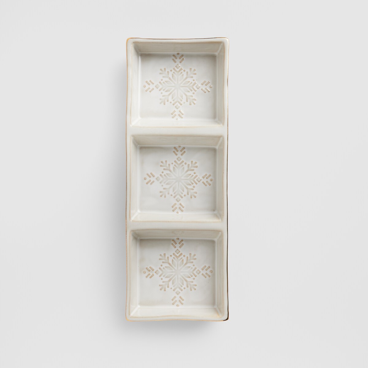 Patera Flakes z motywem śnieżynki