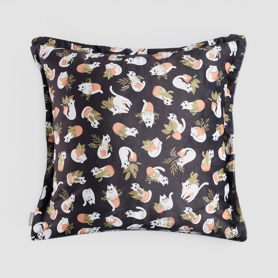 Poszewka z nadrukiem Purrpot 45x45 cm