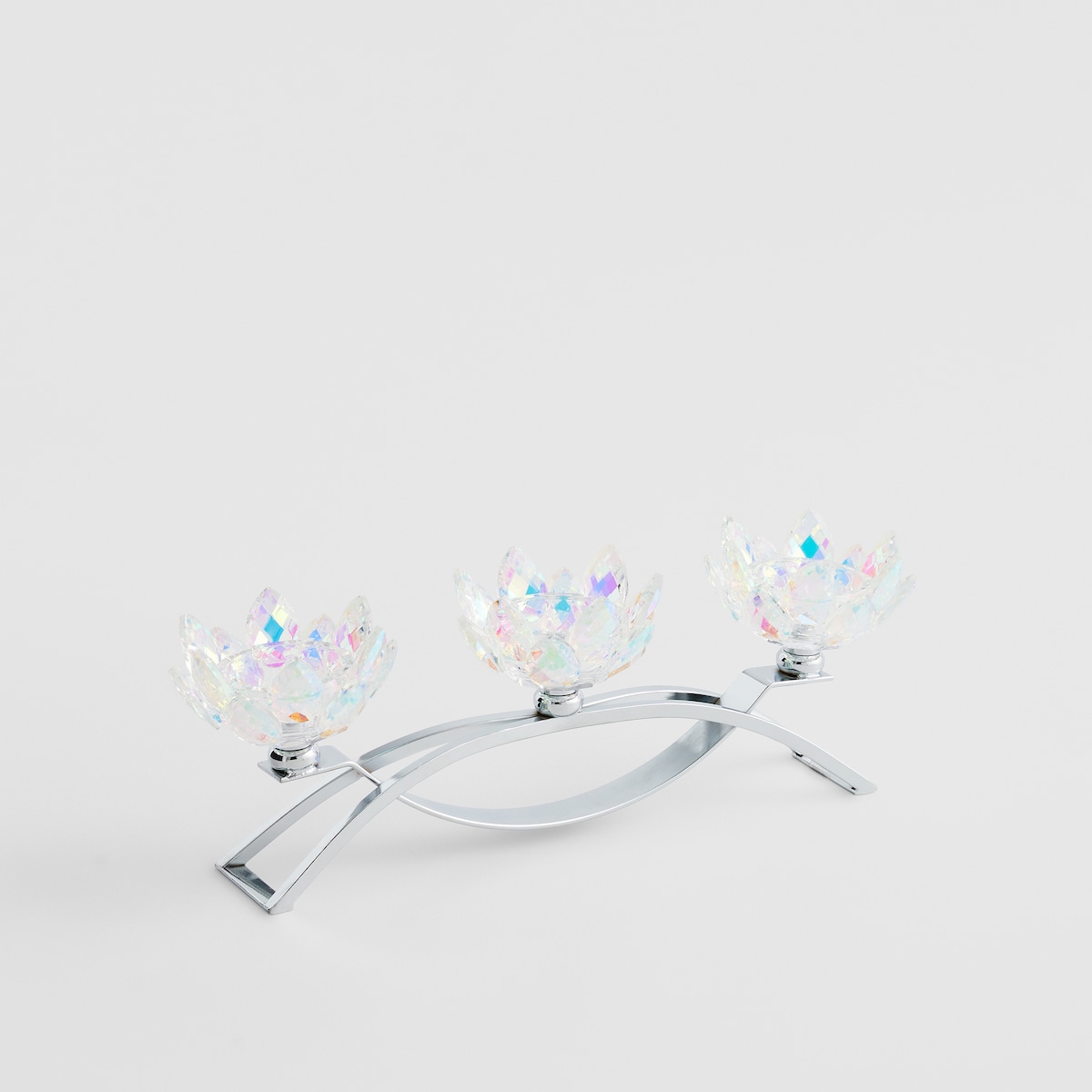 Świecznik potrójny Cristal shine small trio
