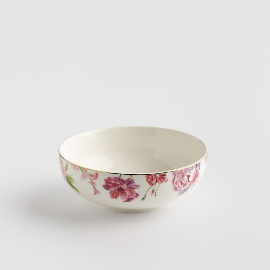 Miska Aurelis z motywem kwiatowym