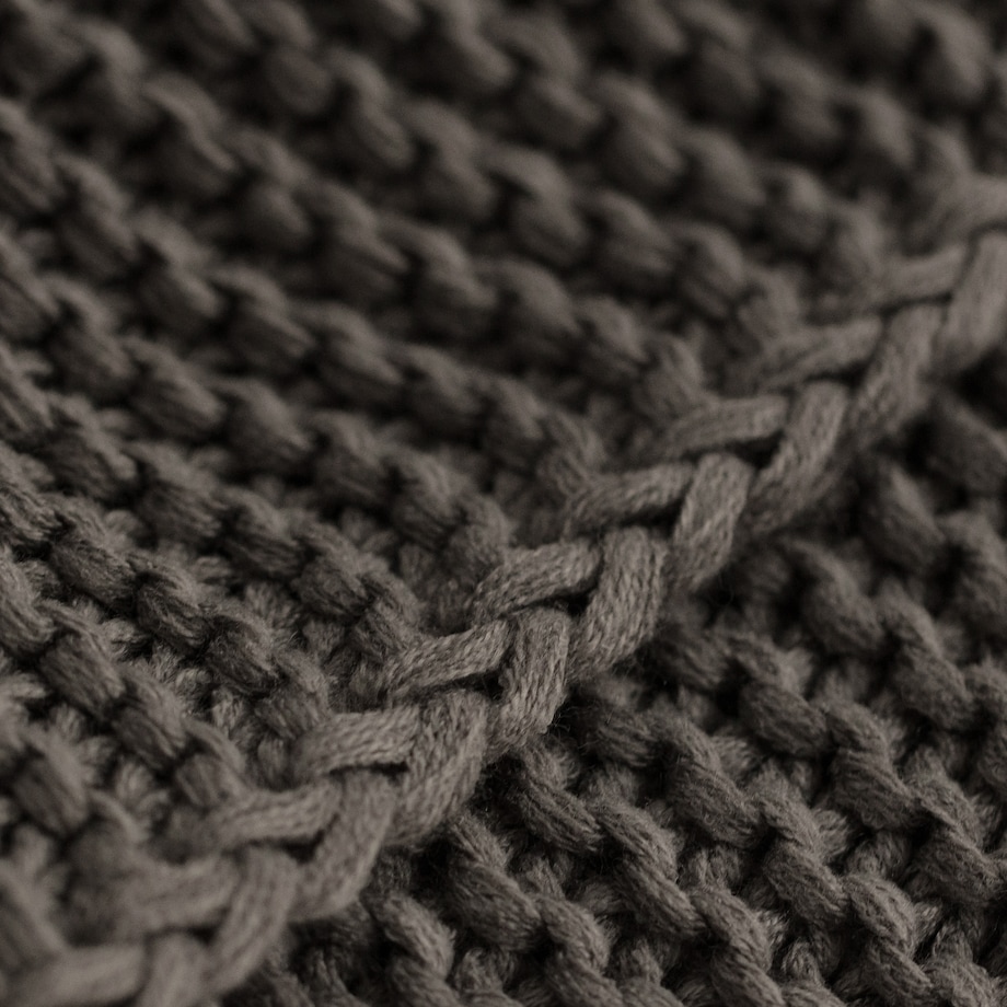 Koc jednokolorowy dzianinowy Zaldar 70x85 cm