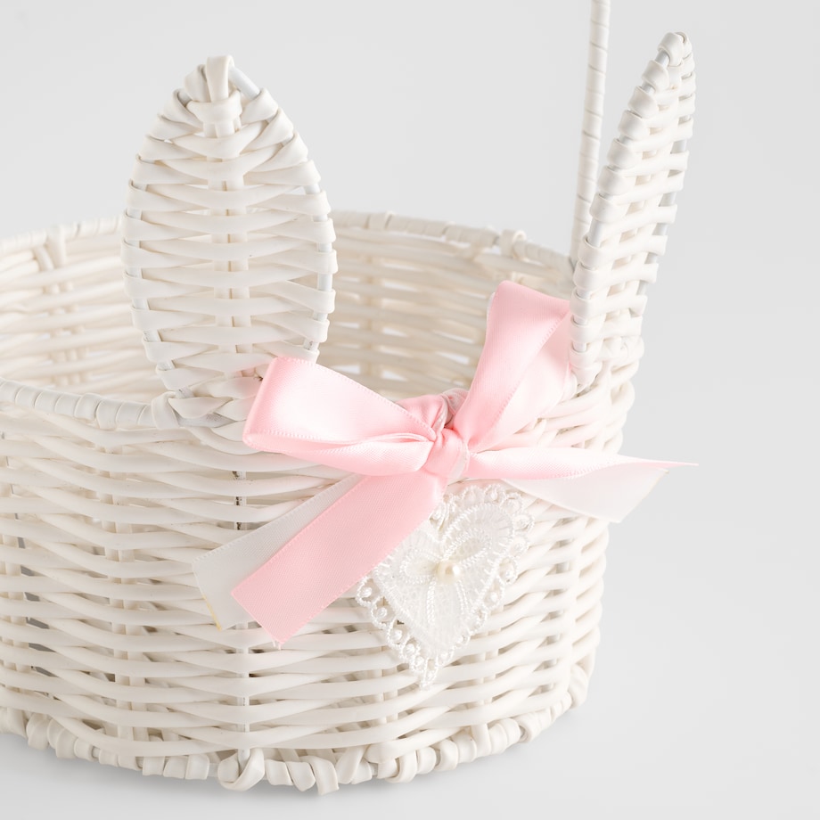 Koszyk z rączką Bunkie z motywem królika