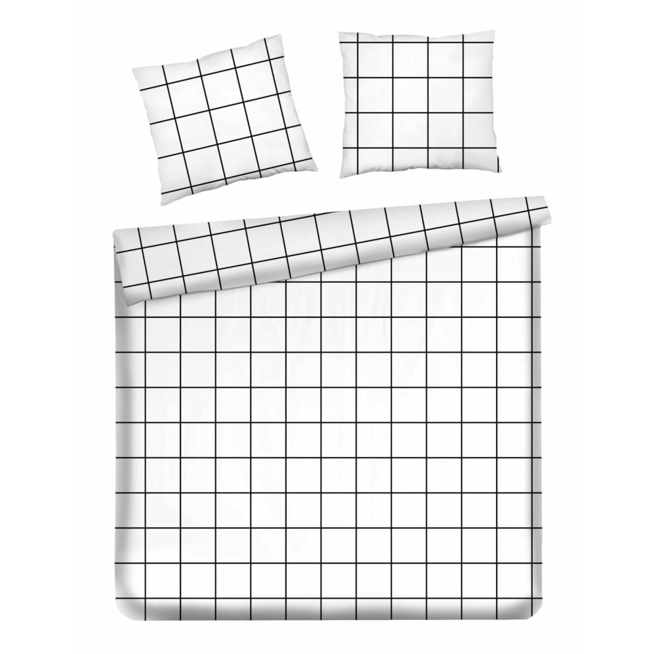 Pościel Bawełniana Gratal 200x220 cm w kratę
