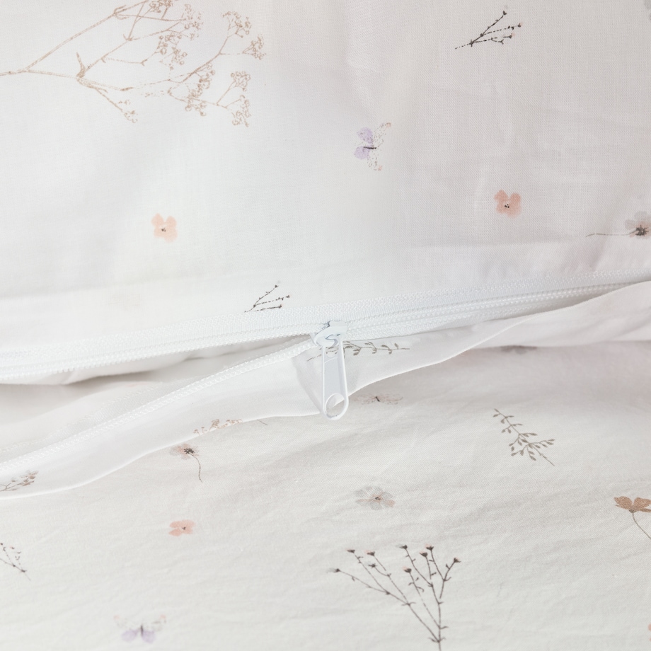 Pościel Bawełniana Dorana 160x200 cm z motywem kwiatowym