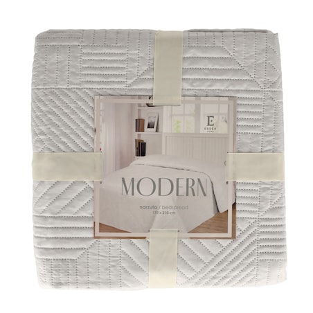 Jednokolorowa narzuta na łóżko Modern 170x210 cm