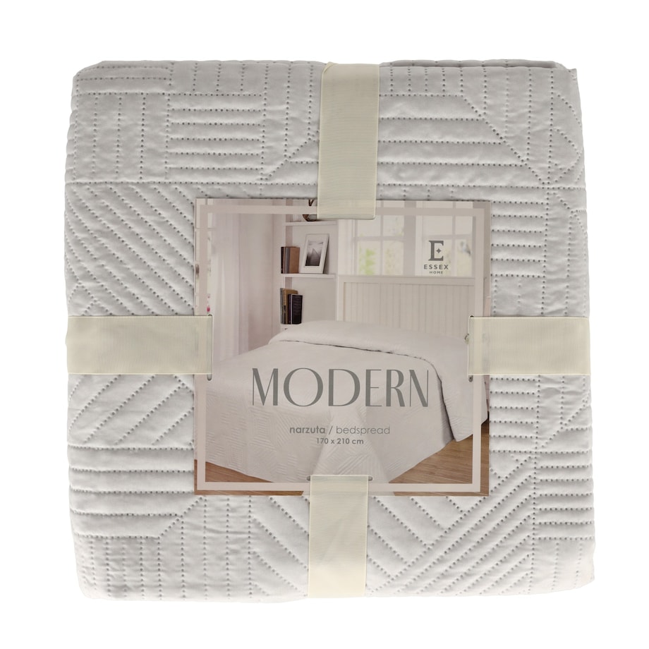 Jednokolorowa narzuta na łóżko Modern 170x210 cm